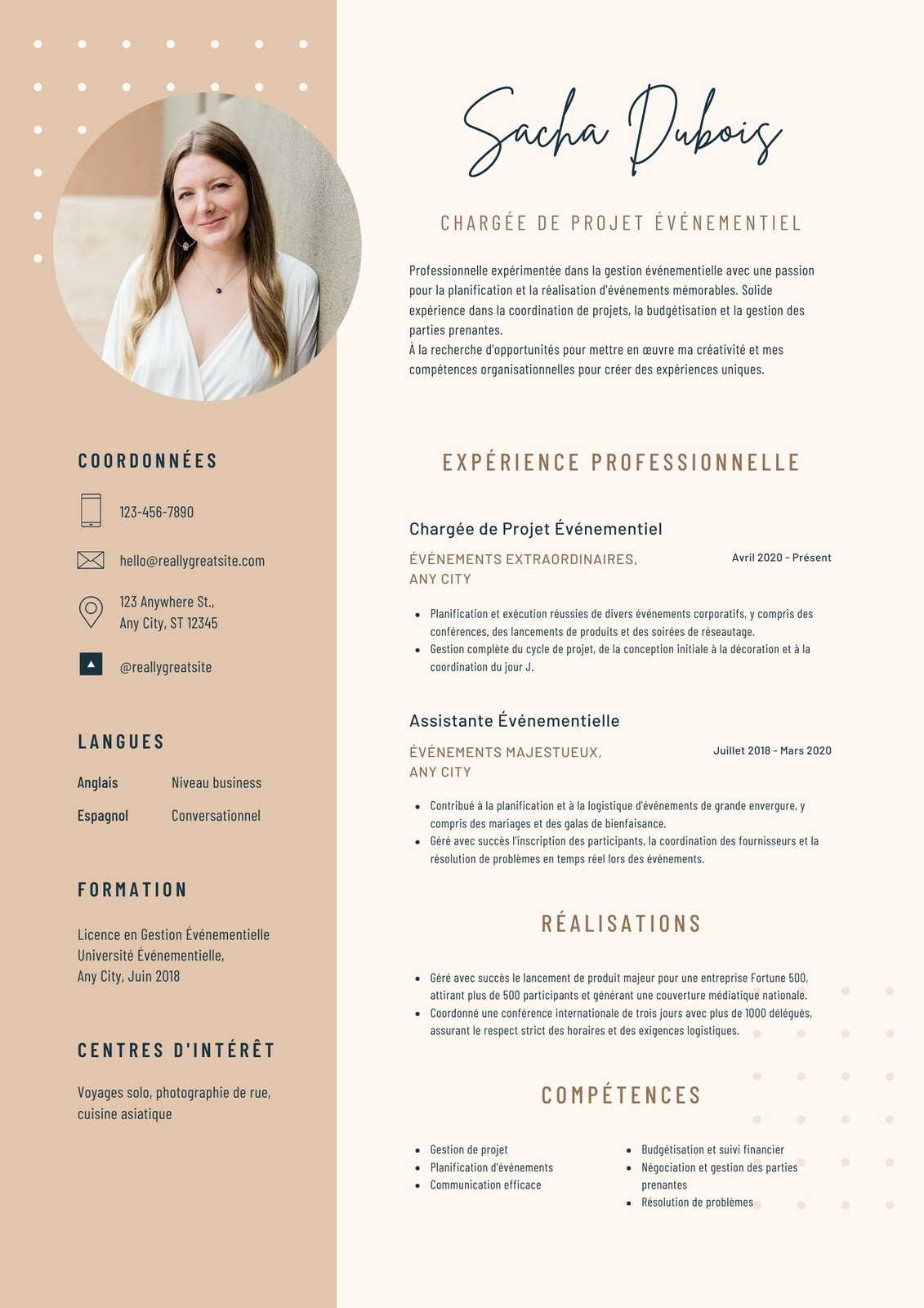 Professional cv - Resume template