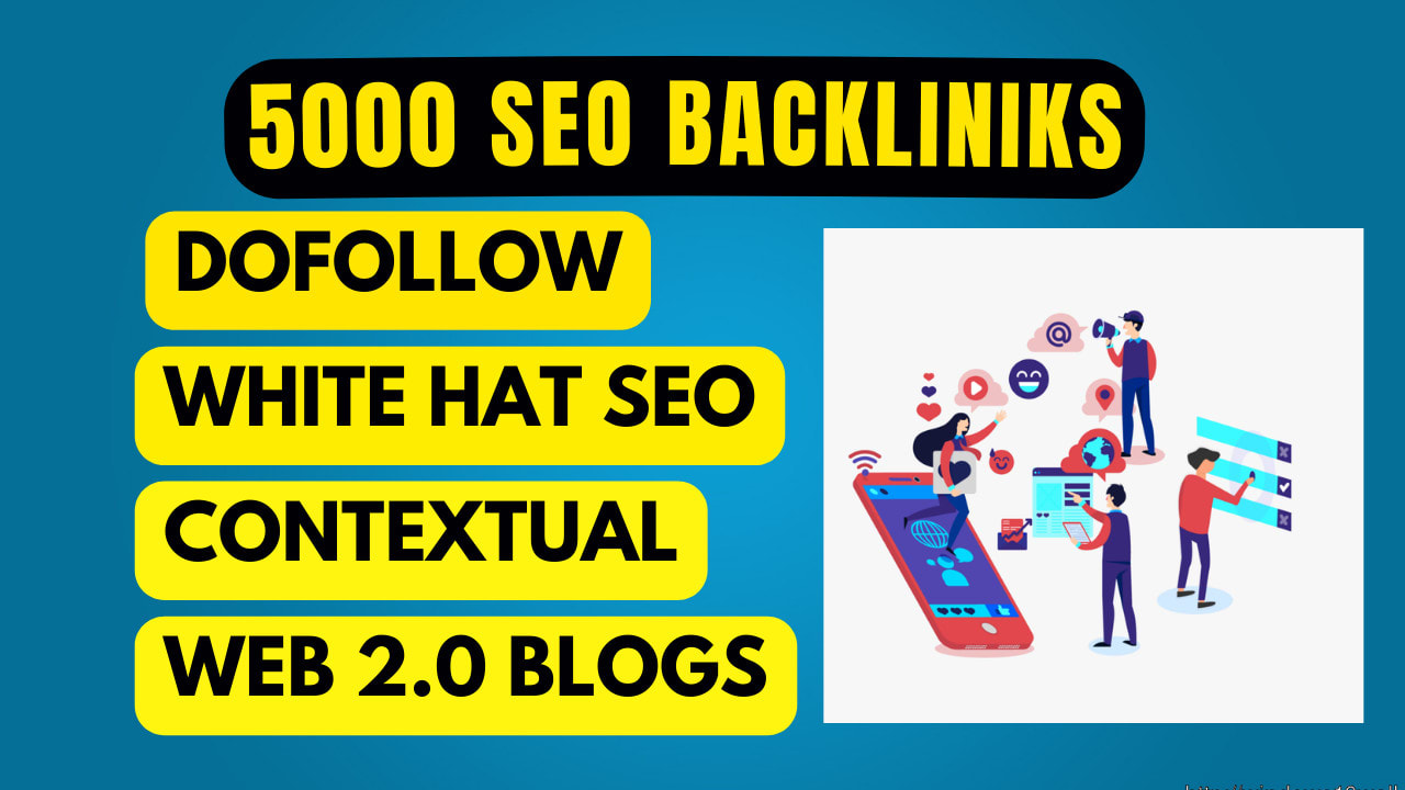 I will build 5000 contextual dofollow seo backlinks f...