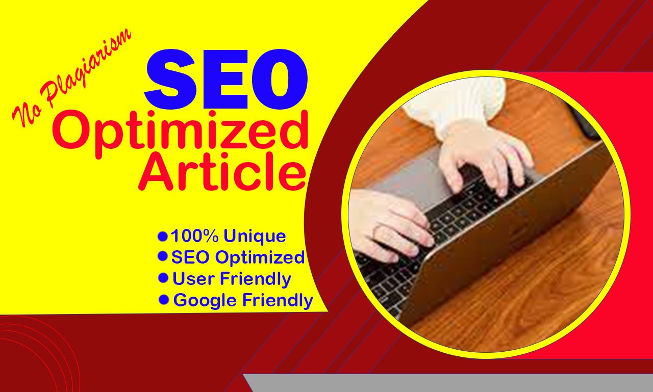 i will write SEO optimized and engaging article for y...