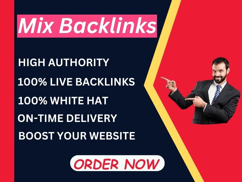 I will Provide 100 manually generated Mix Backlinks