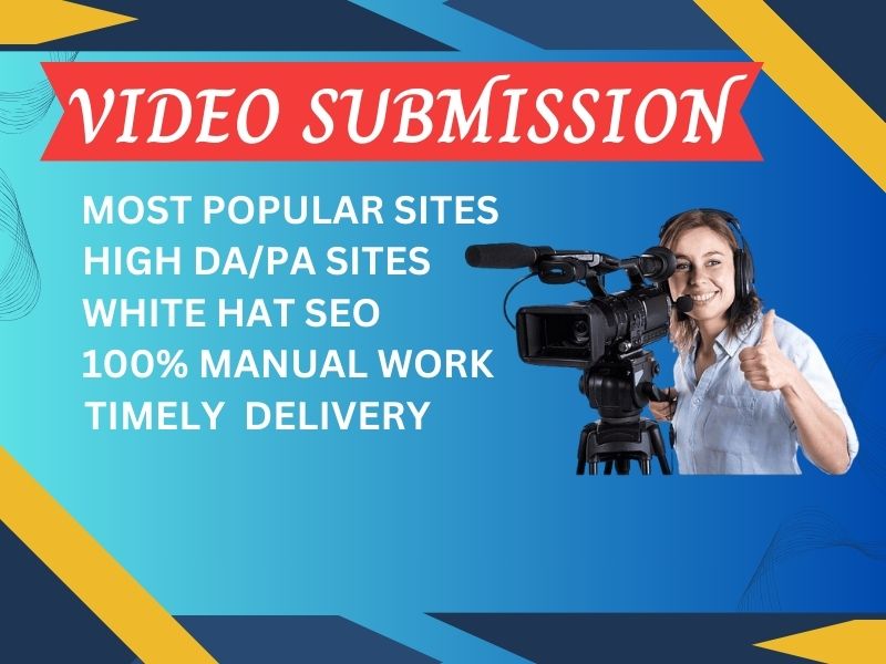 I will provide 60 video submission in top sharing sit...