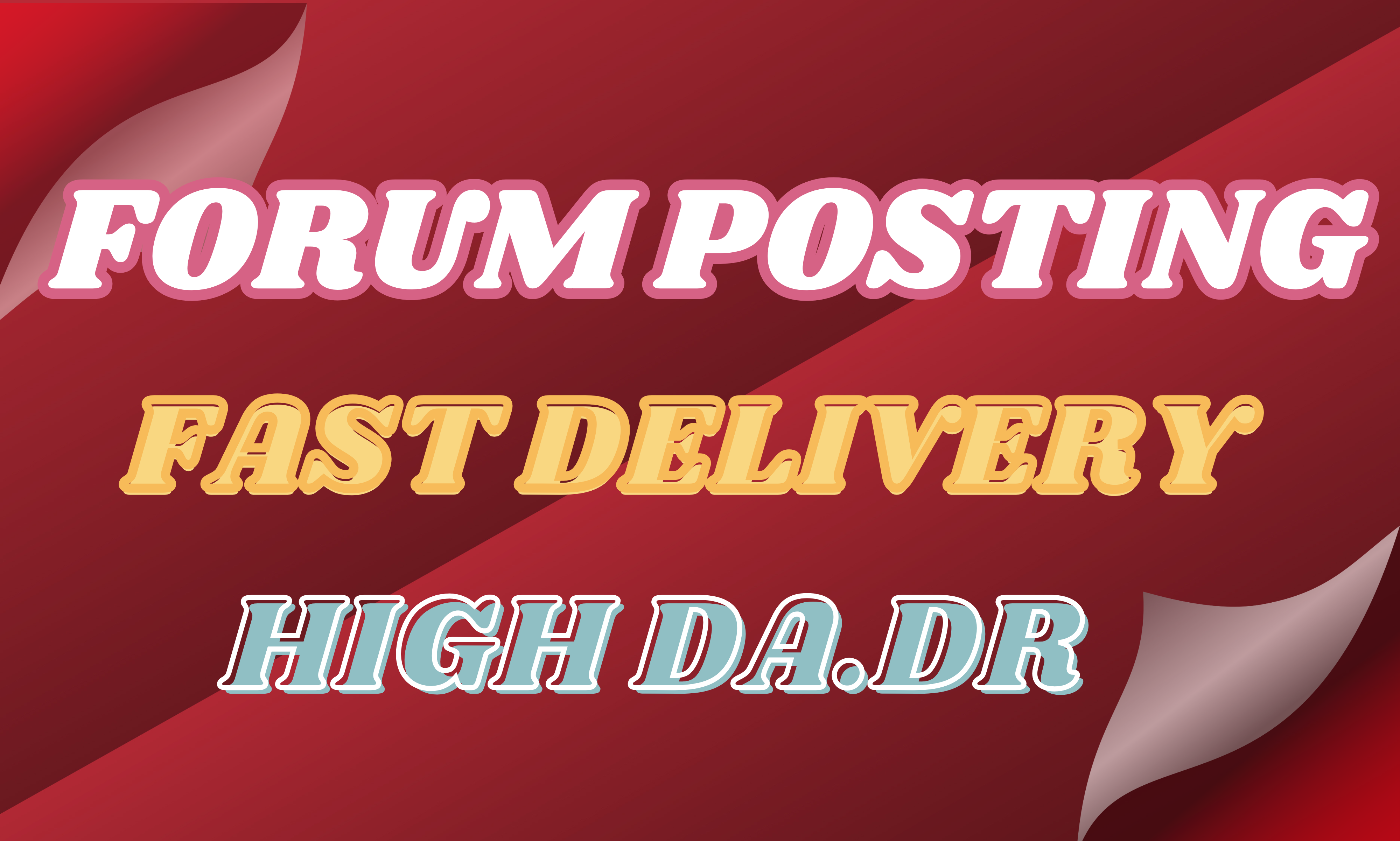 I will provide 50 Dofollow Forum Posting Backlinks on...