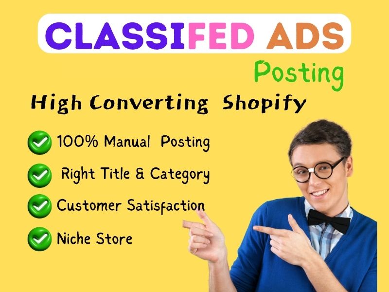 I will provide 80 classified ads backlinks fully manu...
