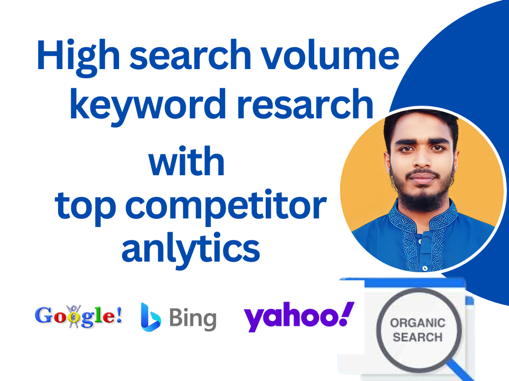 You will get high search volume keyword research with...