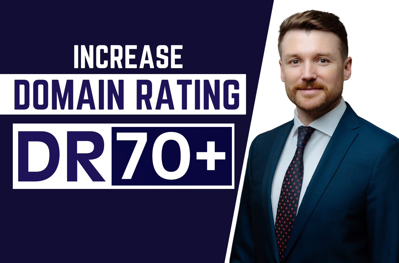 I will increase dr Ahrefs domain rating of your websi...