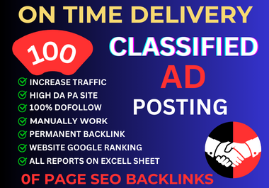 Professional Classified Ads Posting 70 Services with ...