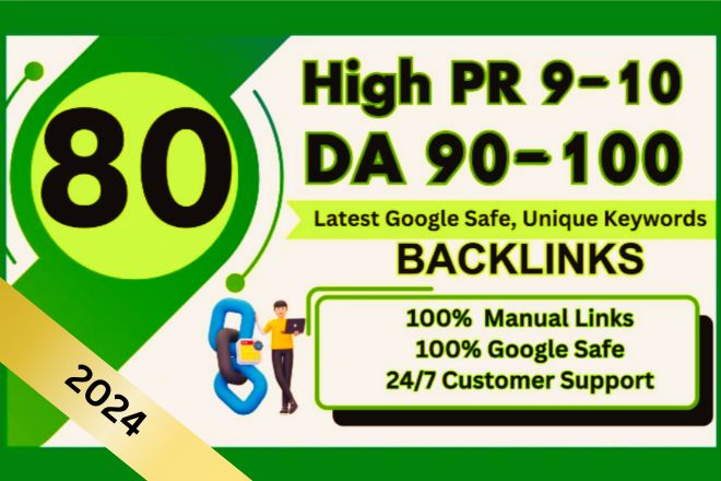 80 High Quality PR 10 DA 90-100 Google Booster Backli...