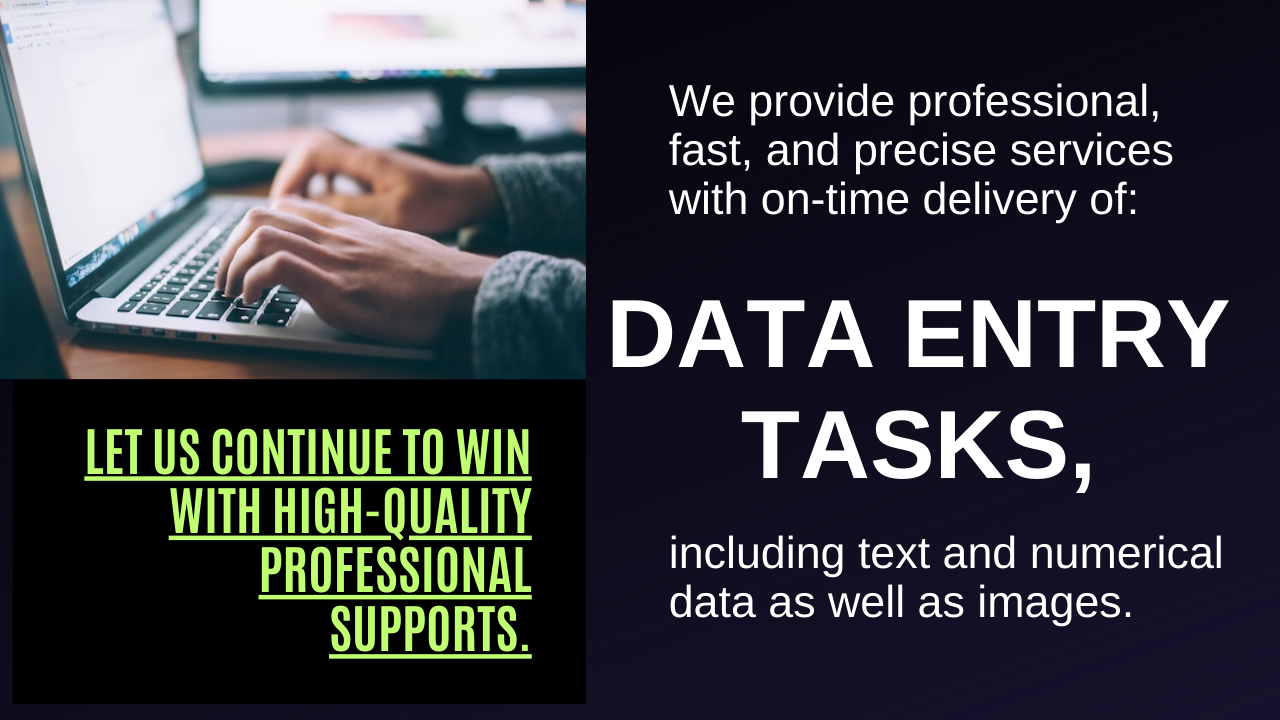 Our certified data entry experts will complete your d...
