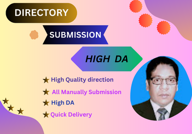 Manually 180 HQ Directory submission backlinks local ...