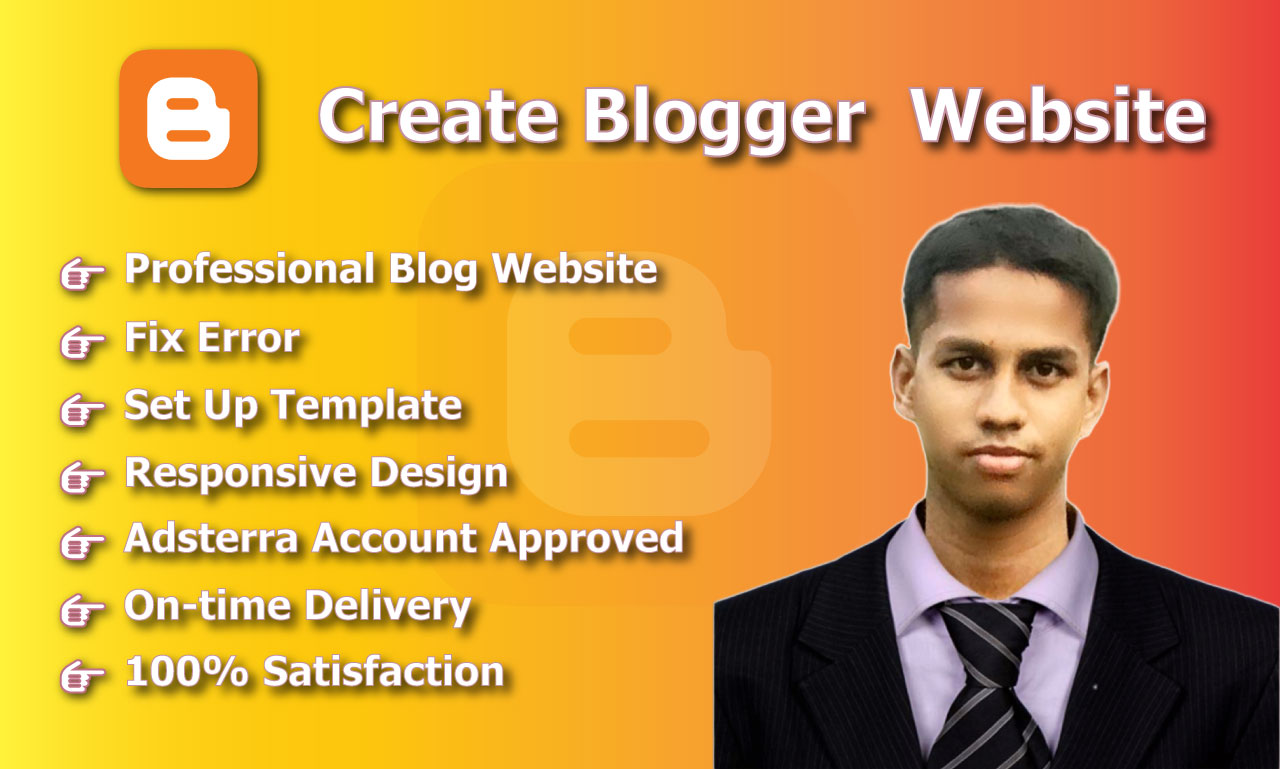 create website on blogger and theme customization and...