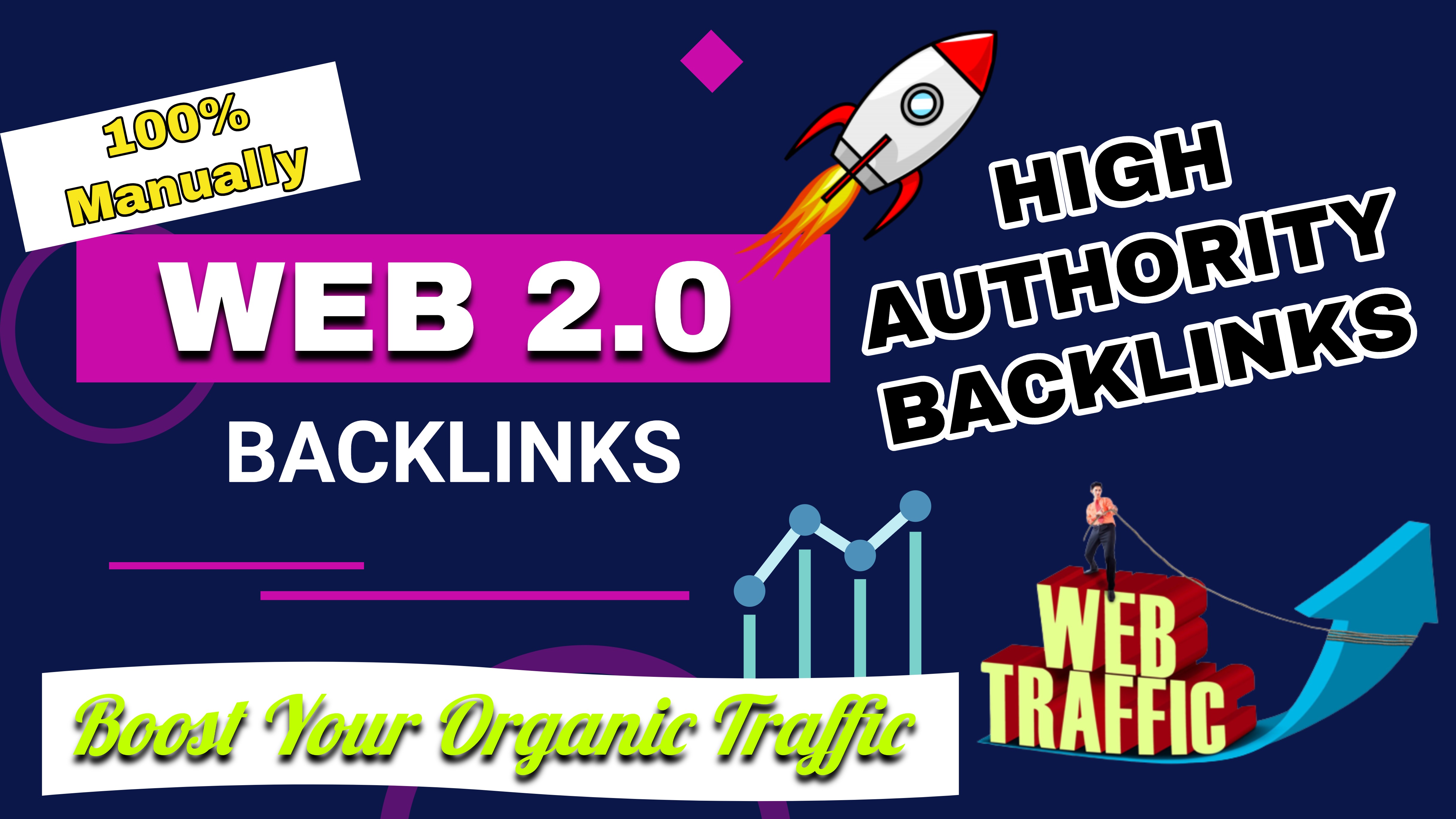 I Will Create 50+ High Authority Web2.0 SEO Backlinks...