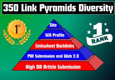 I Will Provide 350 Link Pyramids Diversity Upto 60, ...