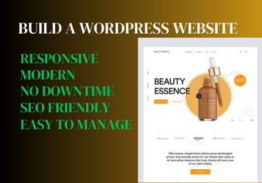 I will do WordPress website design and website develo...