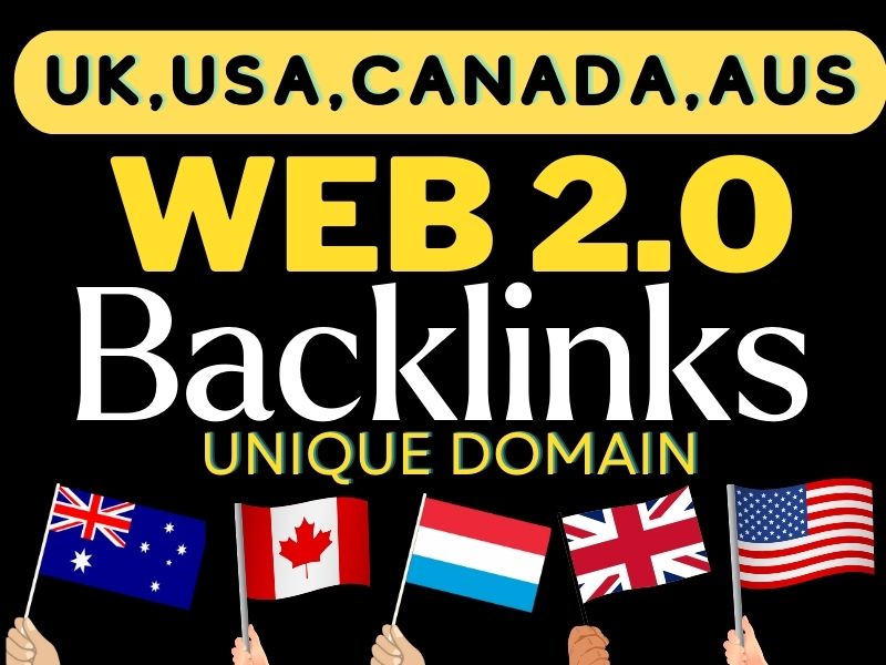 I will manually publish 120 web 2.0 Backlinks UK, US...