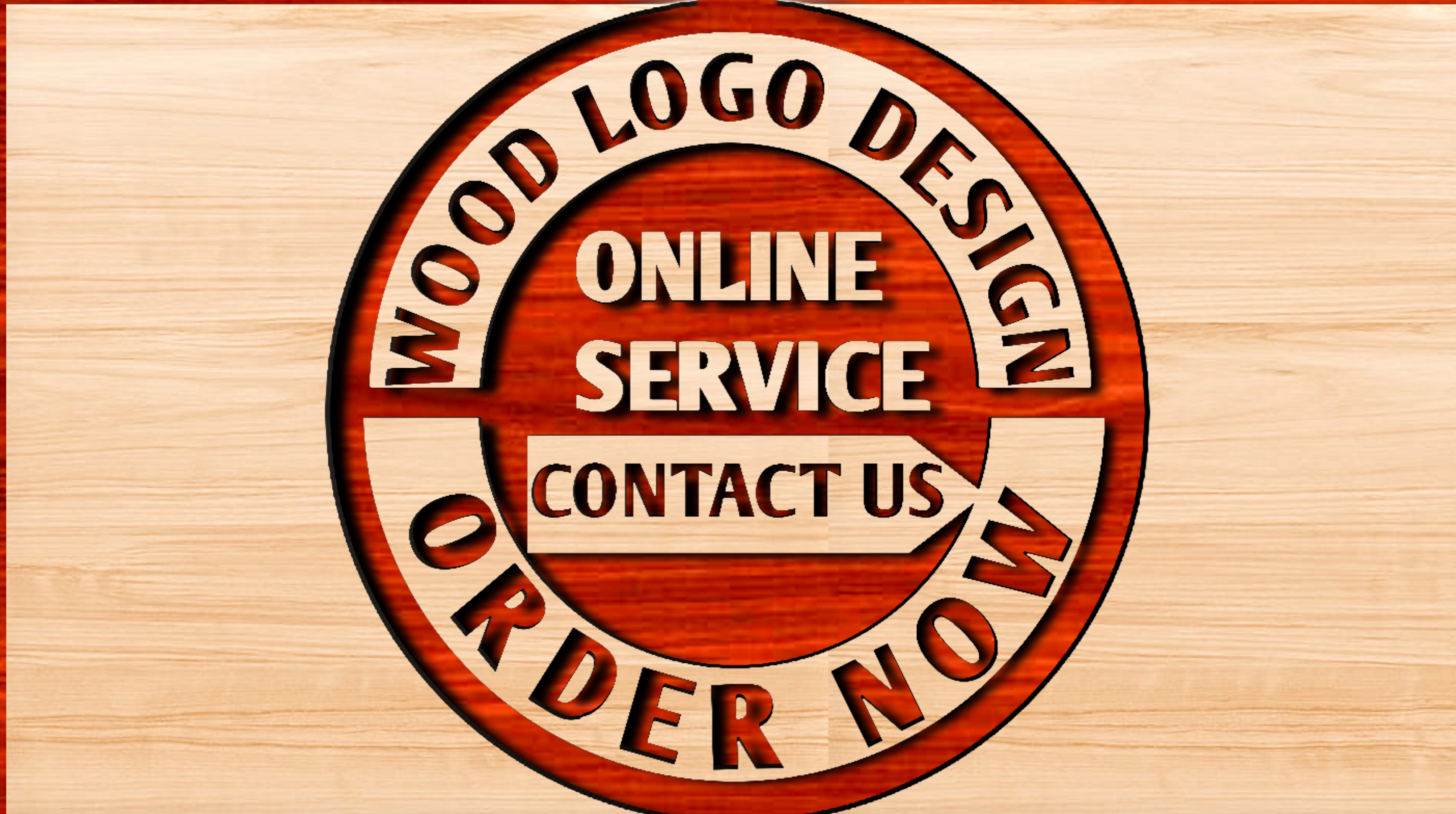 Wood Logo Design Available For You.