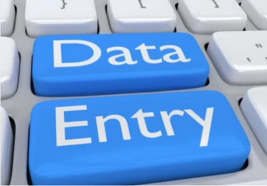 I will do data entry in one day and internet research...