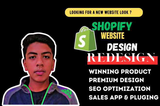 I will design shopify dropshipping website shopify st...
