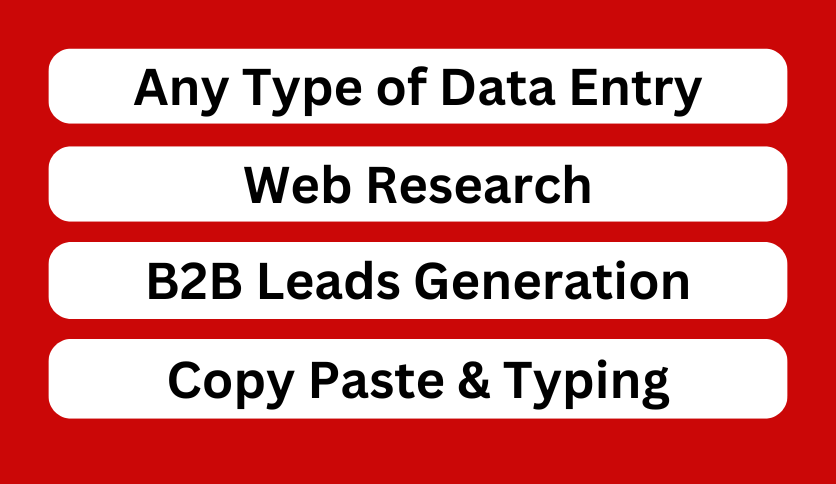 I will do b2b lead generation, prospect list, linke...