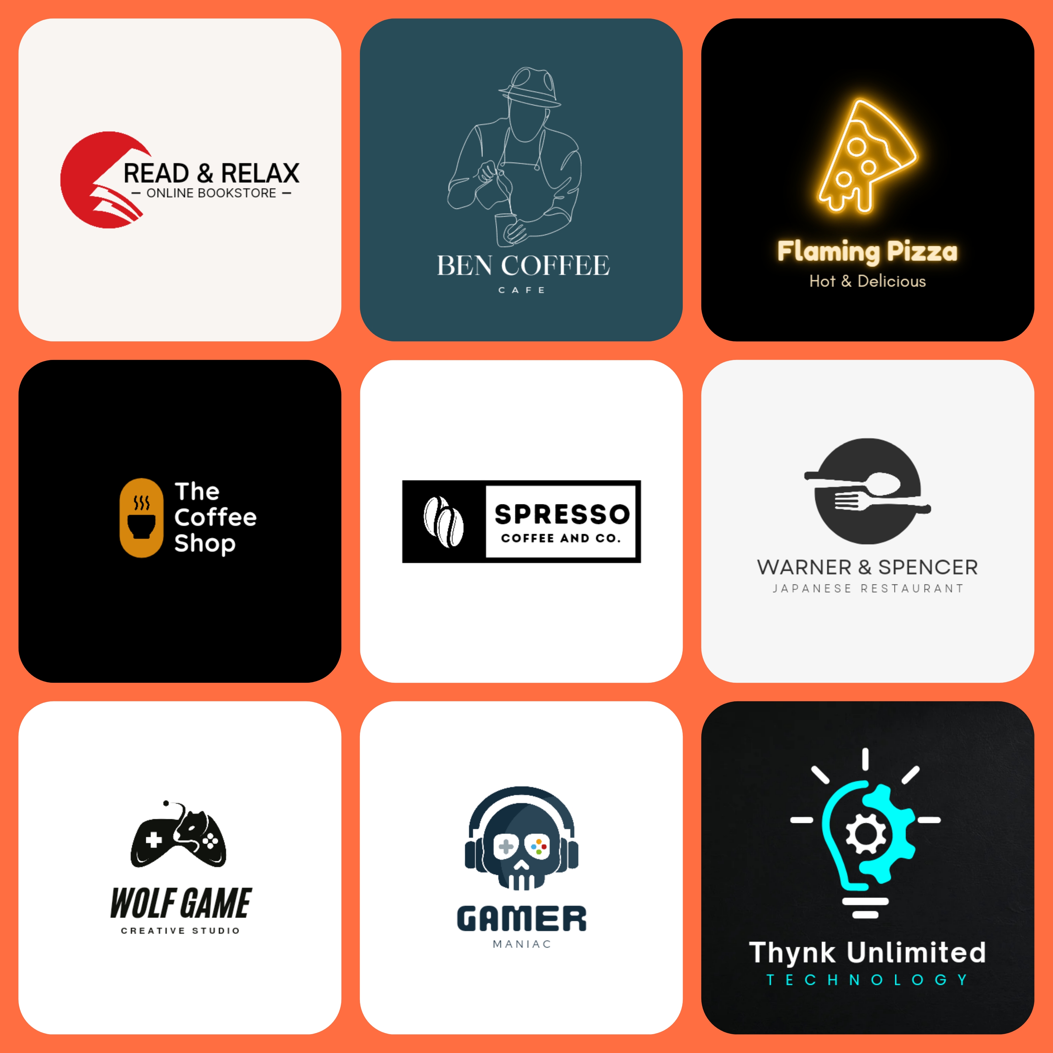 I will do a professional and creative logos with unli...