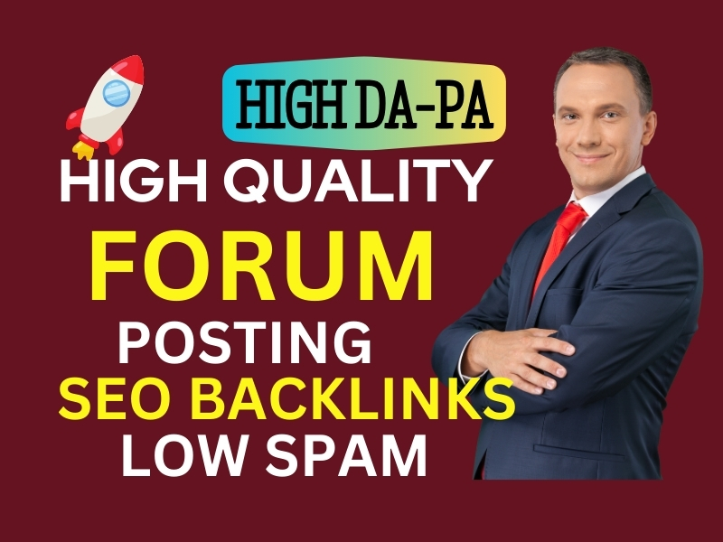 I Will do 100 backlinks from specialty forums using p...