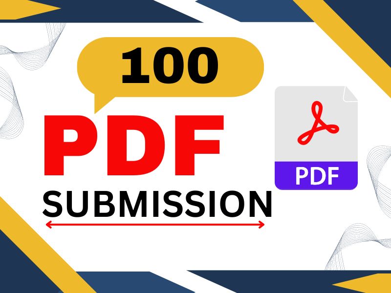I will personally submit PDFs to the top 105 sites th...