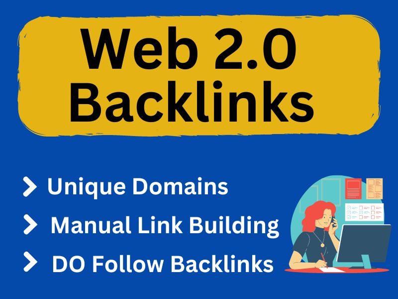 I will Provide 100 manual high Quality web 2.0 backli...