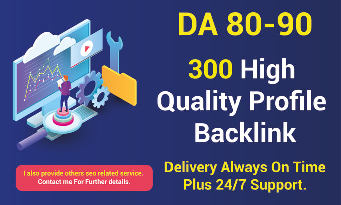 I Will Create 650 High Authority Profile Backlinks Fo...