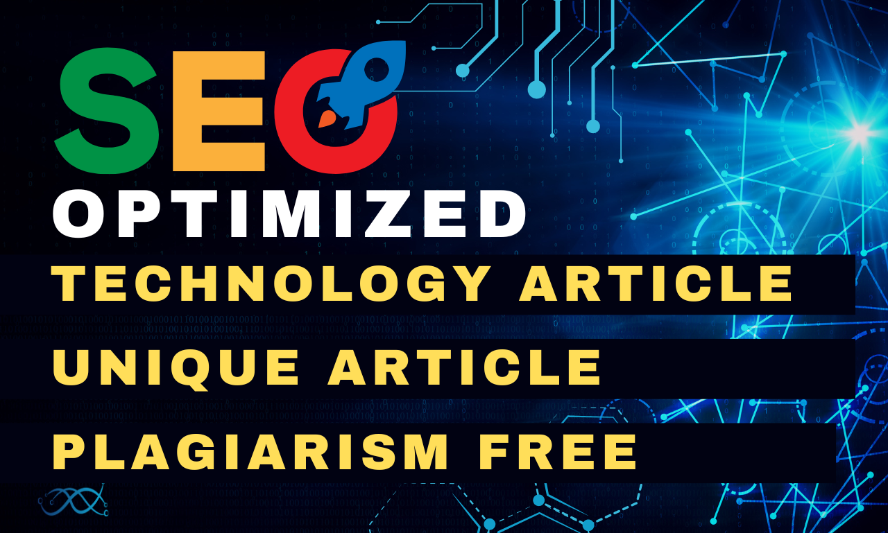 I'll Write Tech Related Blog Posts and Articles with&...