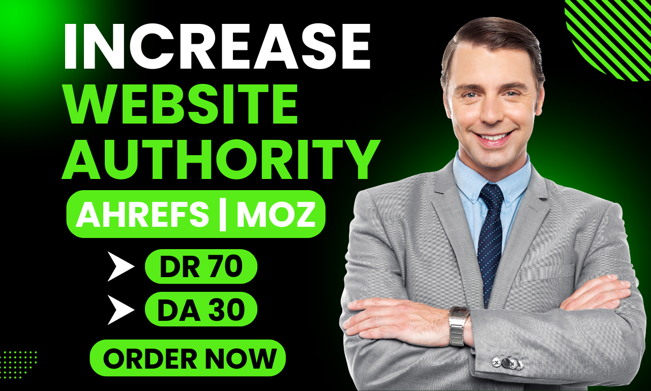 I will Increase DA and DR of your website with high a...