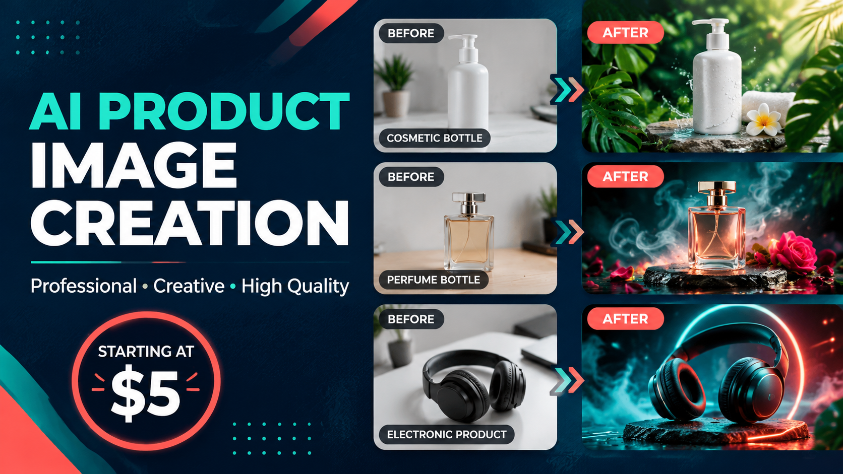 I Will Create Professional AI Product Images for Your...