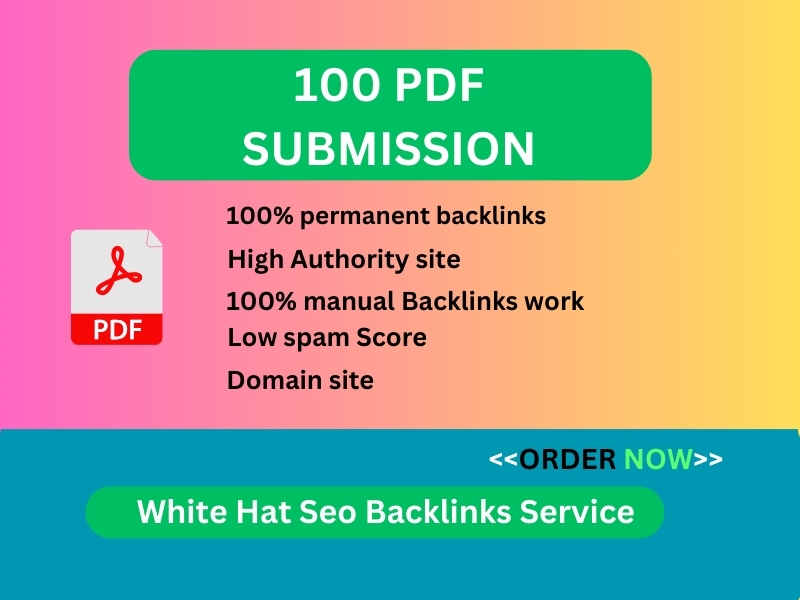 I will manually submit the PDF to 100 reputable docum...