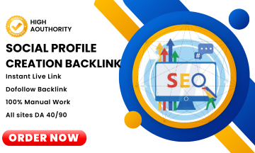 I will do 85 dofollow profile creation linkbuilding i...