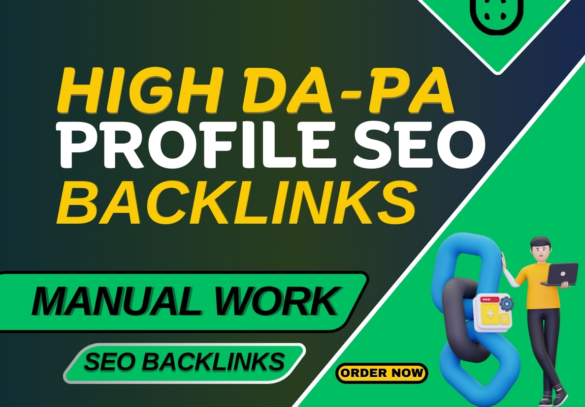 I will build 245 high quality SEO profile backlinks a...