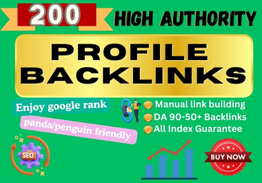 I will make 200 Permanent & Powerful Profile Back...