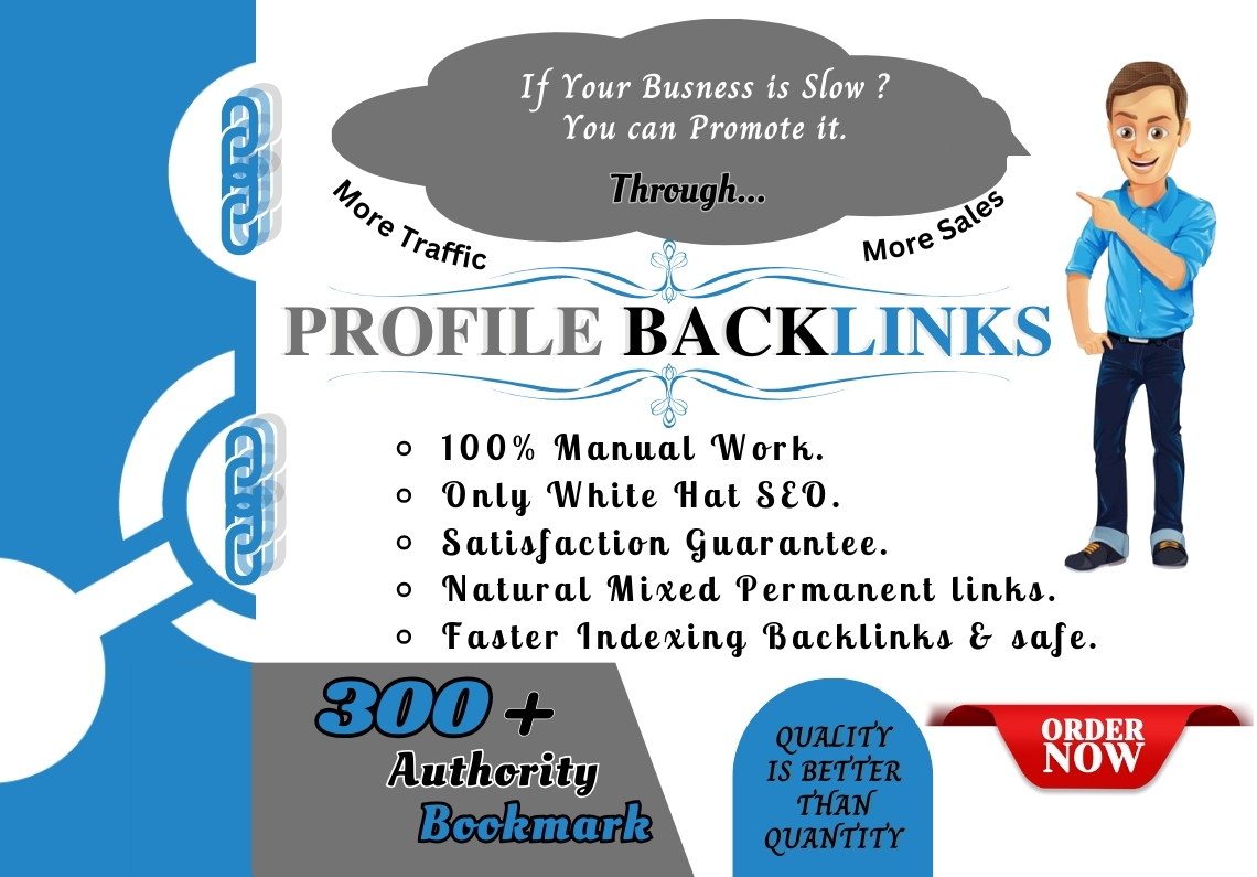 300+ HQ Link Building Services, HQ profile Backlinks...