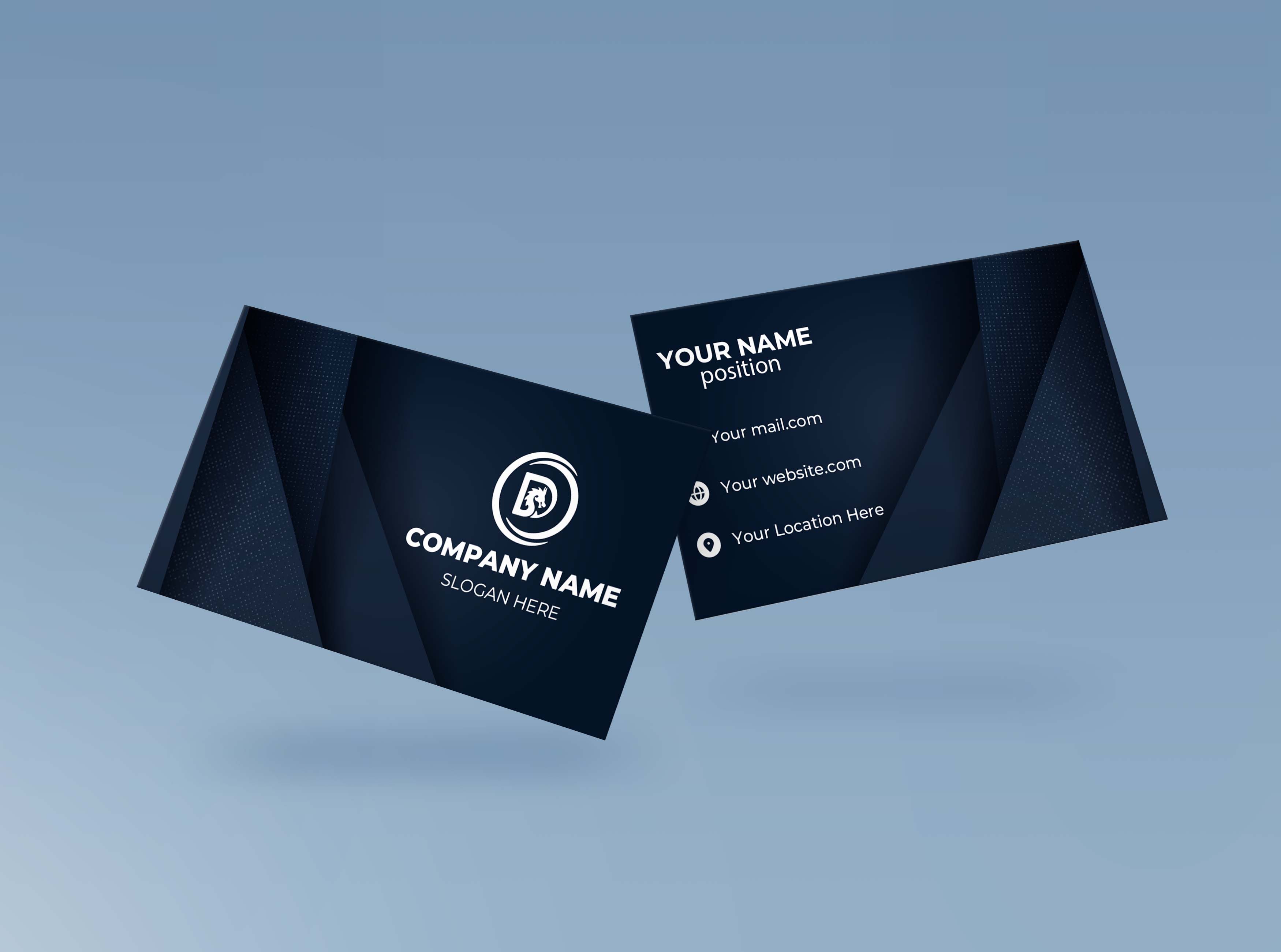 modern minimalist Business Card Design