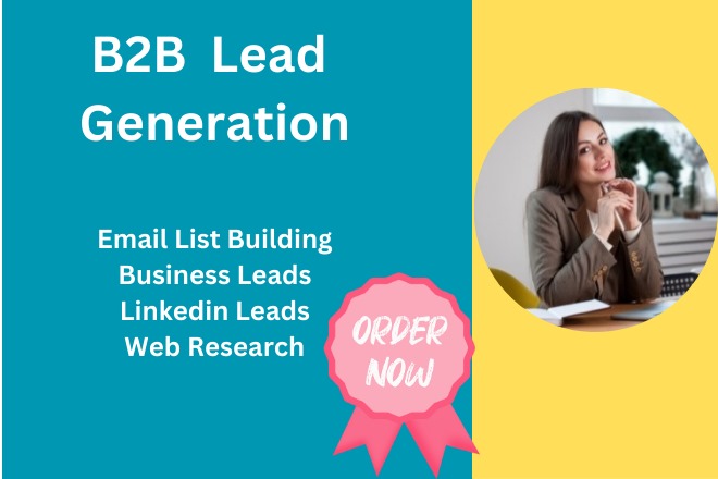 I will do lead generation, lead scraping