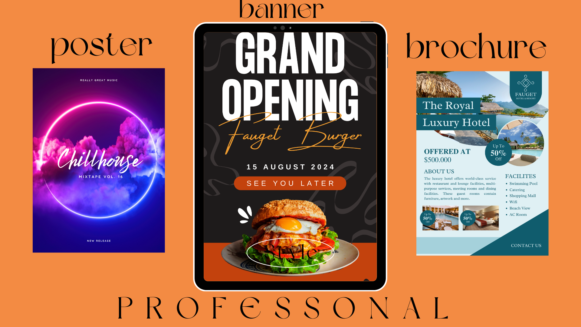 Crafting Eye-Catching Banners & Designs with Prof...