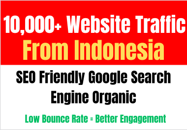 Daily 400-500 Visitors From Indonesia 30 Days, Indone...
