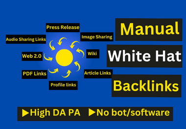 100 Manual Whitehat Authority Foundation High DA PA B...
