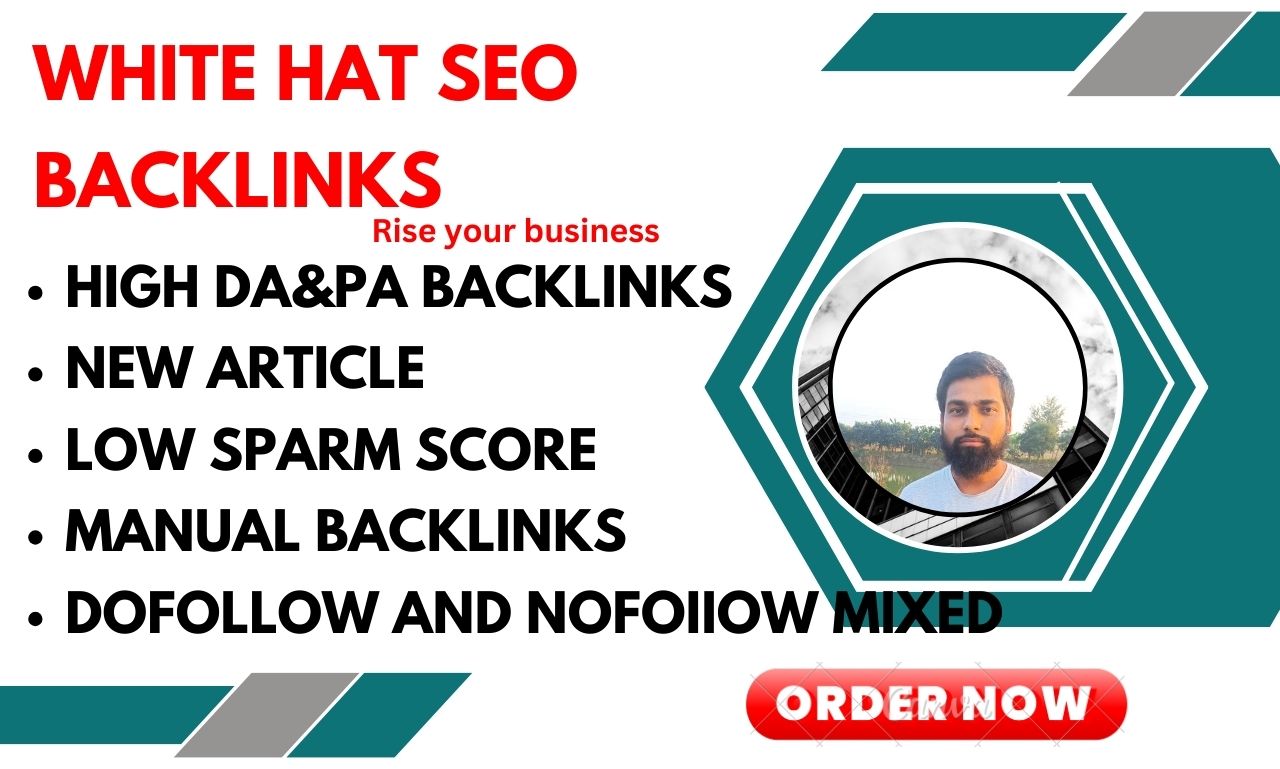 i will provide manual 60 plus white hat backlinks wit...