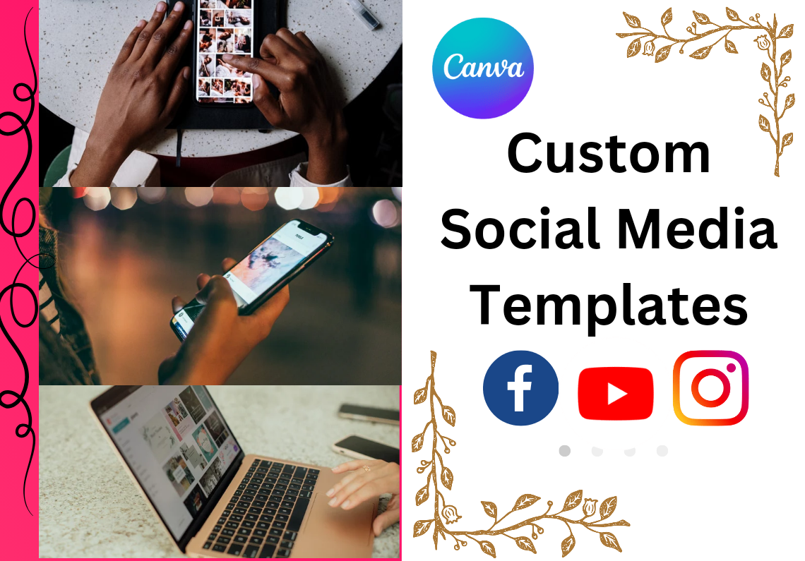 I Will design custom social media posts and canva tem...