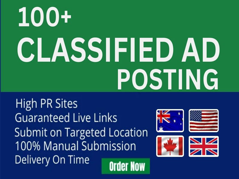 I will post 60 classified ads on top classified ad po...