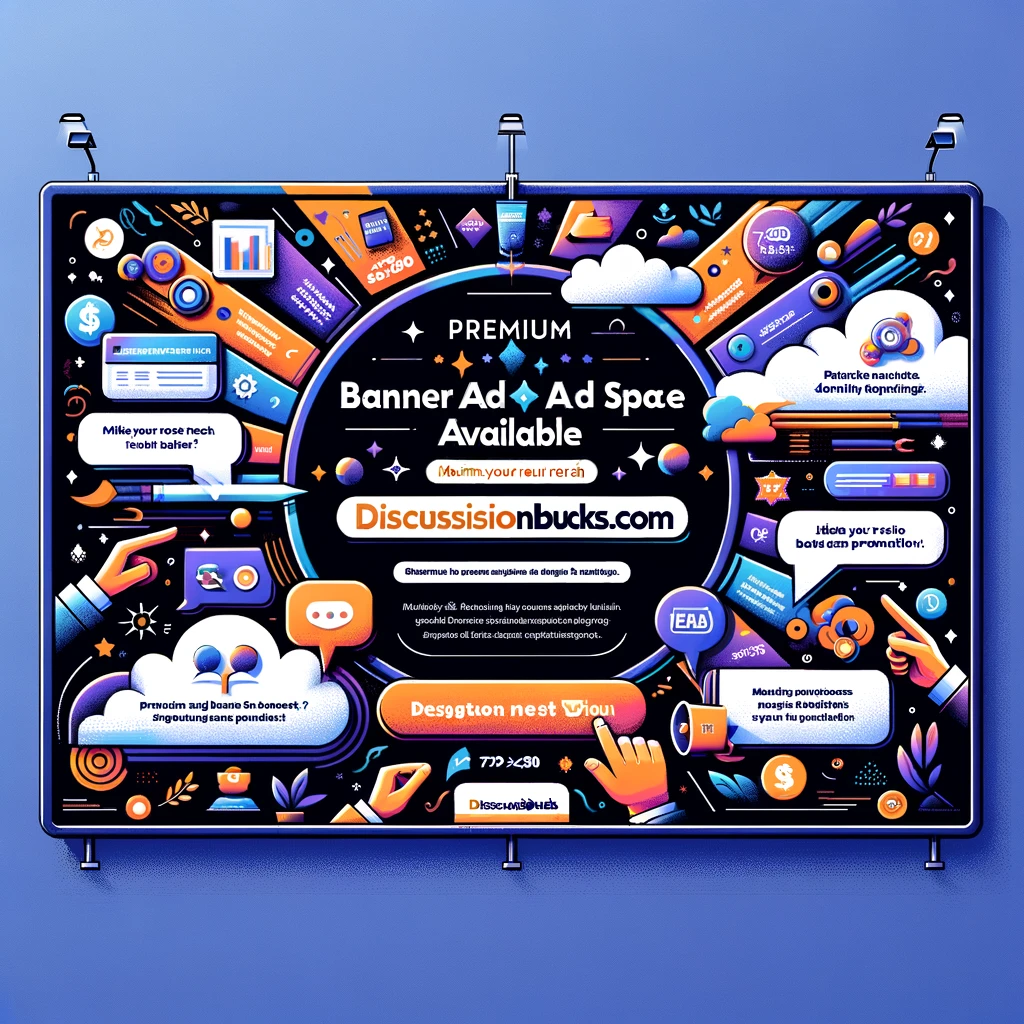 Premium 729x90 Banner Ad Space on DiscussionBucks. co...