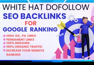 i will do The most powerful dofollow backlinks for to...