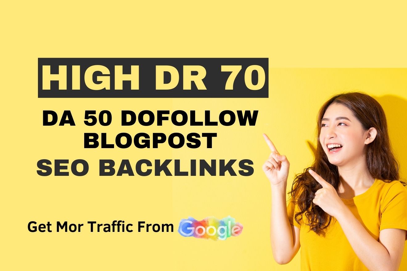 I will do dofollow white hat high da seo backlinks fo...