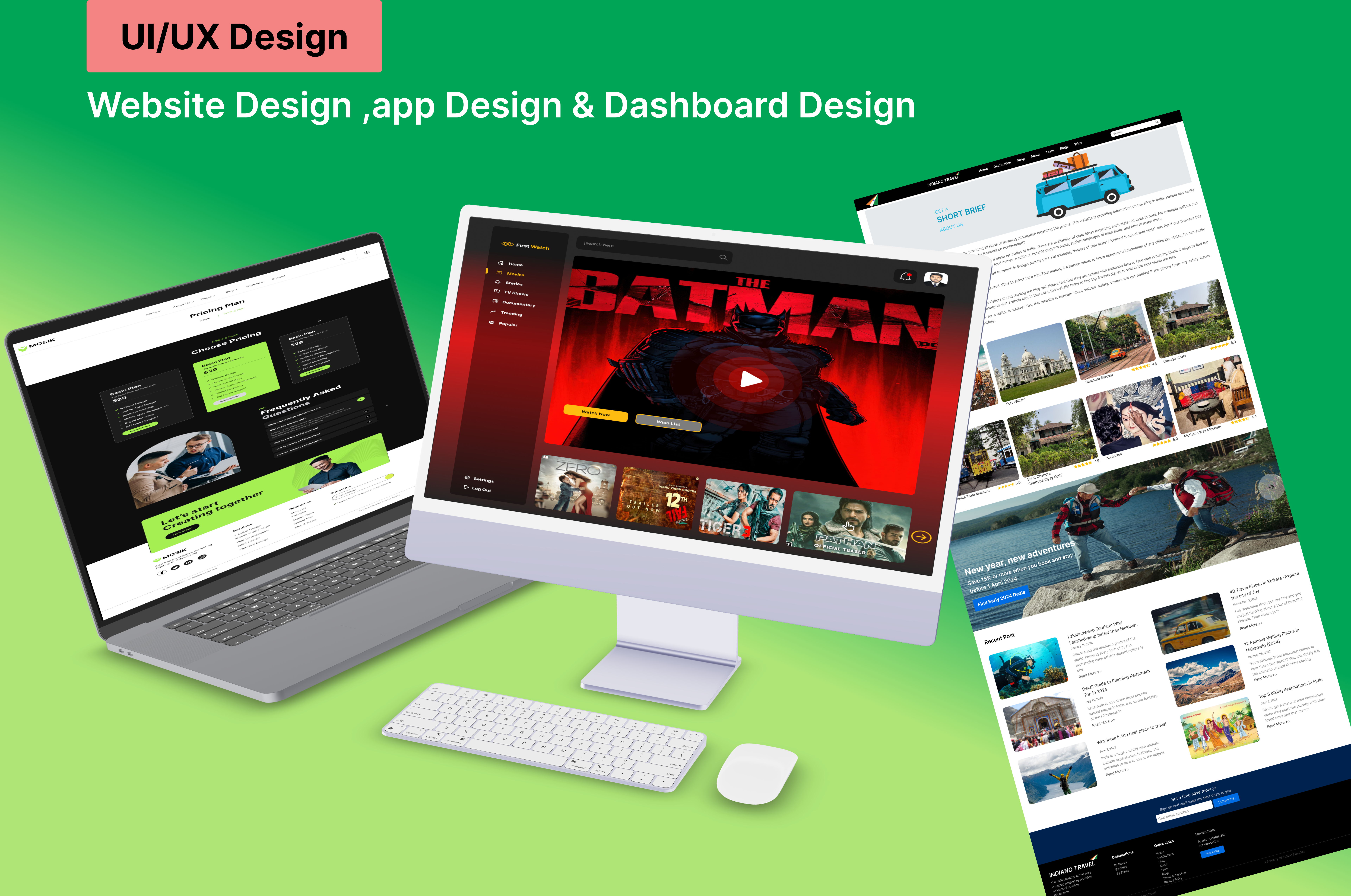 I will do responsive UI UX website design or mobile a...