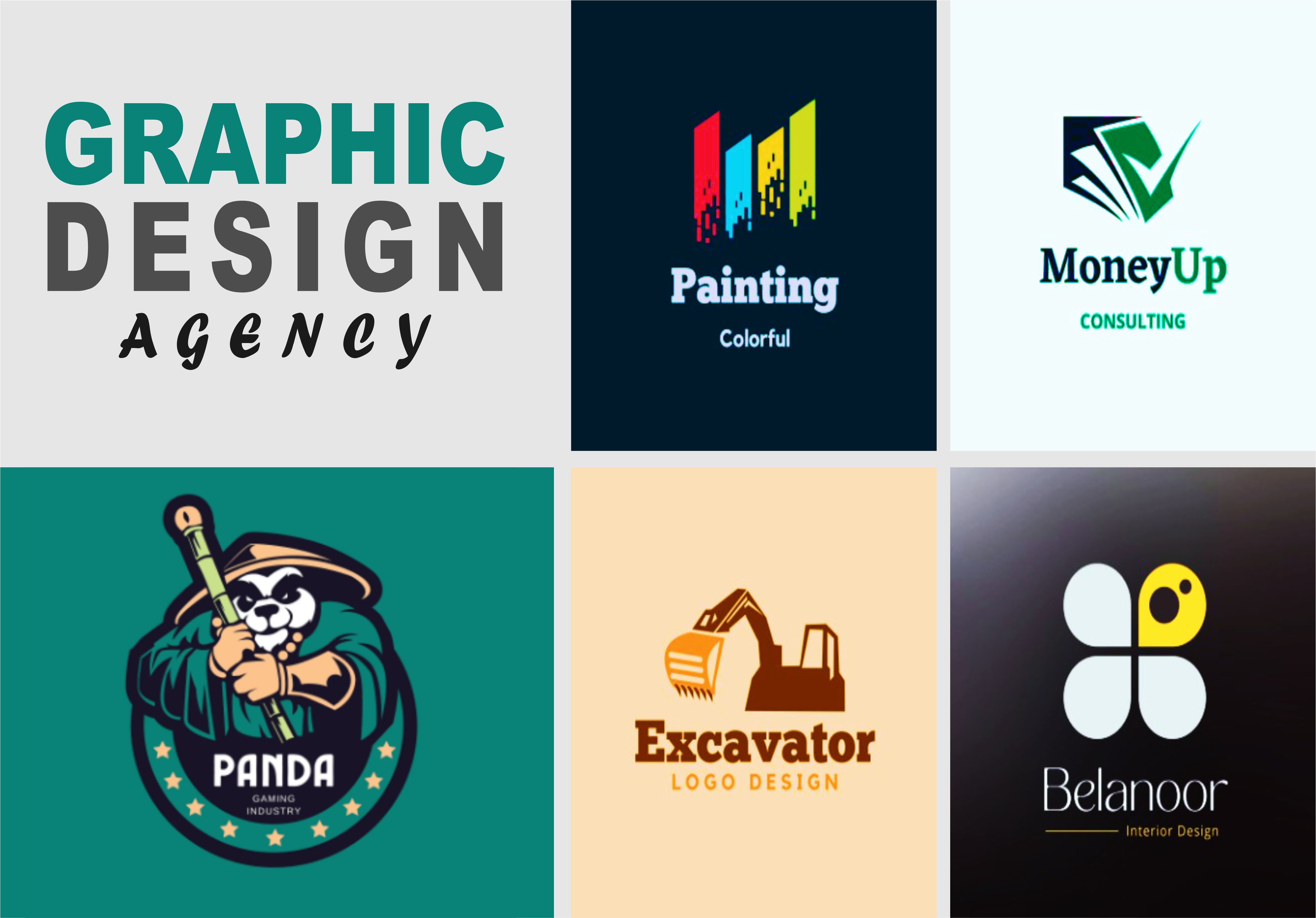I will create an attractive Logo design with 3d mocku...