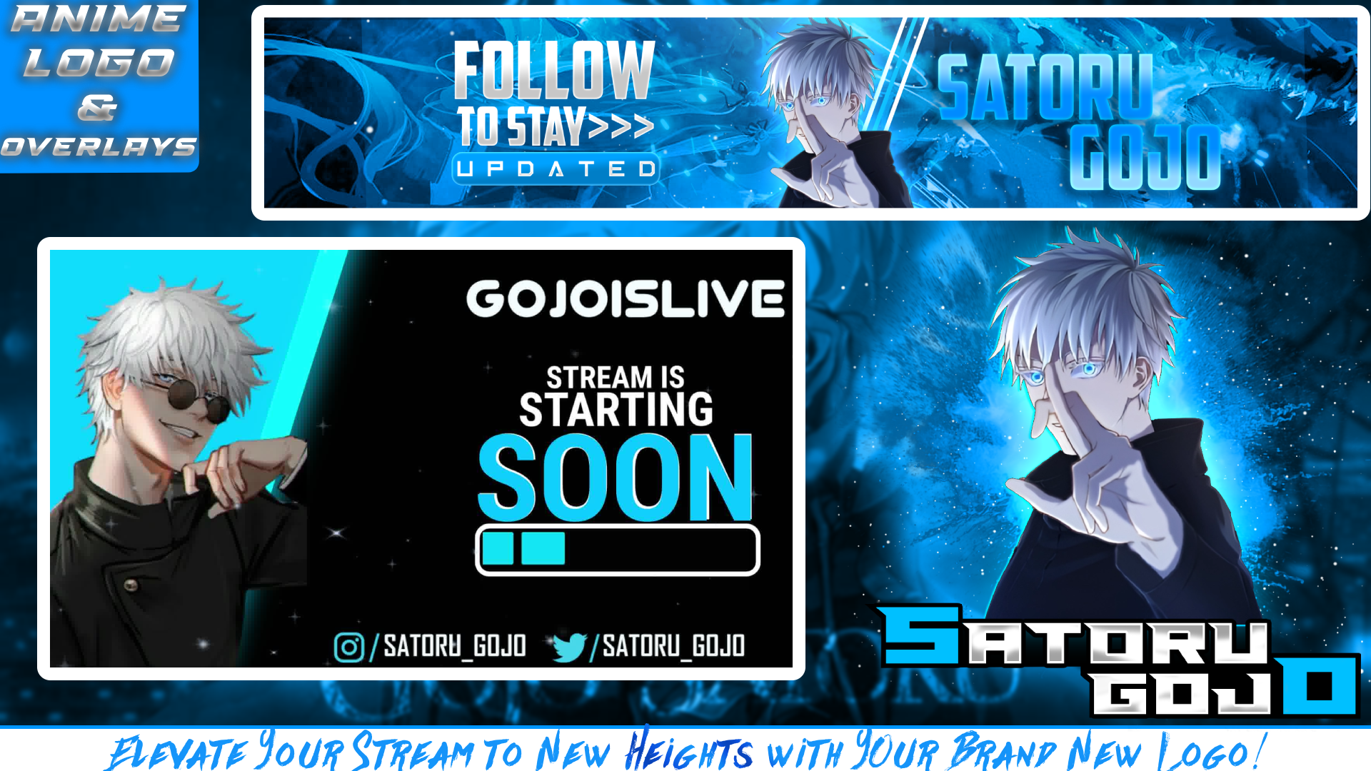 Your Anime & Gaming Brand Logos, Overlays & ...