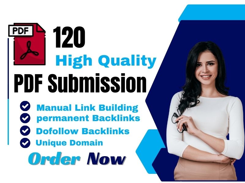 I will do PDF Submission to 120 document sharing site...
